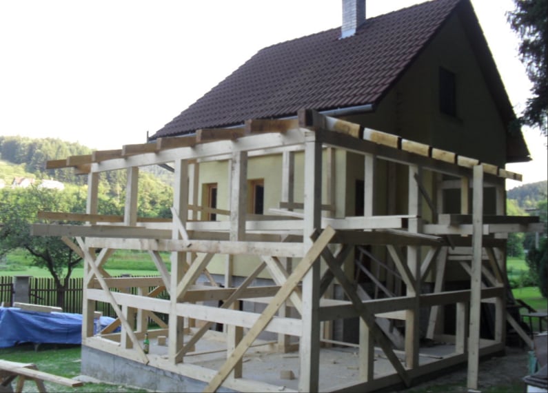 Dřevěná nástavba